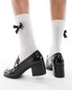SEQWL SEQWL Antonia heeled loafers in black - 3