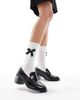 SEQWL SEQWL Antonia heeled loafers in black - 4