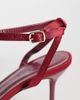 SEQWL SEQWL Bell satin bow heeled sandals in chocolate brown - 3