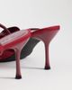 SEQWL SEQWL Bell satin bow heeled sandals in chocolate brown - 4