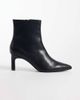SEQWL SEQWL Benz faux suede kitten heel ankle boots in black - 1
