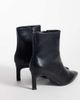 SEQWL SEQWL Benz faux suede kitten heel ankle boots in black - 2