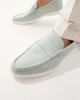 SEQWL SEQWL Berwin loafers with chunky soles in sage-Green - 2