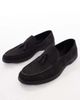 SEQWL SEQWL Berwin tassel detail loafers with contrast soles in black - 2