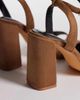 SEQWL SEQWL block heeled sandals in taupe microsuede-Neutral - 3