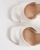 SEQWL SEQWL block heeled sandals in white - 2