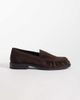 SEQWL SEQWL Cadilliac faux suede penny loafers in chocolate brown - 1