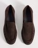 SEQWL SEQWL Cadilliac faux suede penny loafers in chocolate brown - 2
