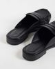 SEQWL SEQWL Cadilliac penny loafer mules in black faux leather - 4