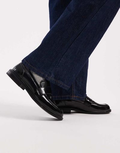 SEQWL SEQWL Cadilliac penny loafers in black