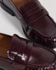SEQWL SEQWL Cadilliac penny loafers in cherry-Red - 2