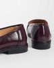 SEQWL SEQWL Cadilliac penny loafers in cherry-Red - 4
