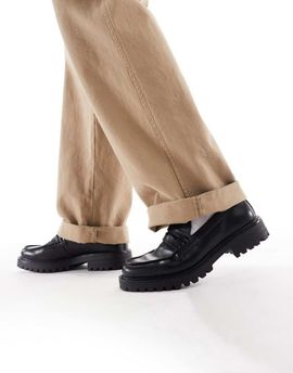 SEQWL SEQWL Calvin chunky loafers in black