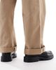 SEQWL SEQWL Calvin chunky loafers in black - 4