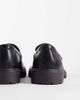 SEQWL SEQWL Calvin Pier tassel loafers in matte black PU - 4