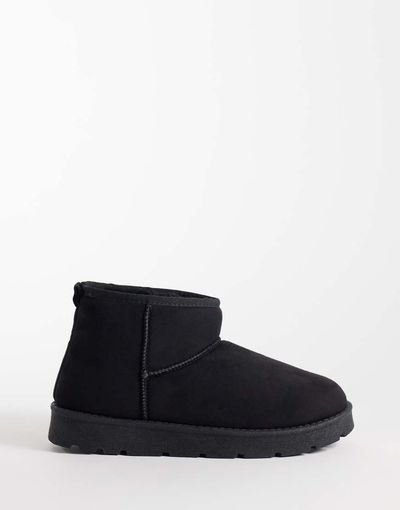 SEQWL SEQWL cozy mini ankle boots in black