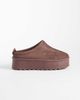 SEQWL SEQWL cozy platform mules in chocolate brown - 1