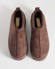 SEQWL SEQWL cozy platform mules in chocolate brown - 3