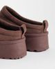 SEQWL SEQWL cozy platform mules in chocolate brown - 4