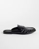 SEQWL SEQWL Dash refined ruched loafer mules in black - 1