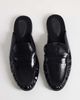 SEQWL SEQWL Dash refined ruched loafer mules in black - 2