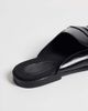 SEQWL SEQWL Dash refined ruched loafer mules in black - 4