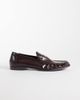 SEQWL SEQWL Dash refined ruched loafers in chocolate brown - 1