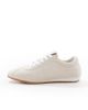 SEQWL SEQWL Drifter lace-up gum sole sneakers in beige-Neutral - 2