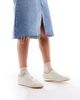 SEQWL SEQWL Drifter lace-up gum sole sneakers in beige-Neutral - 3