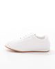 SEQWL SEQWL Drifter lace up gum sole sneakers in white drench - 2