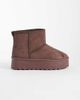 SEQWL SEQWL flatform boots in brown - 1