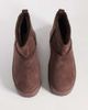 SEQWL SEQWL flatform boots in brown - 4