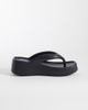 SEQWL SEQWL flatform wedge flip flops in black - 2