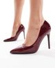SEQWL SEQWL Hamilton heeled pumps in patent cherry-Red - 1