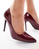 SEQWL SEQWL Hamilton heeled pumps in patent cherry-Red - 2