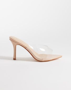 SEQWL SEQWL heeled sandals in clear-No color