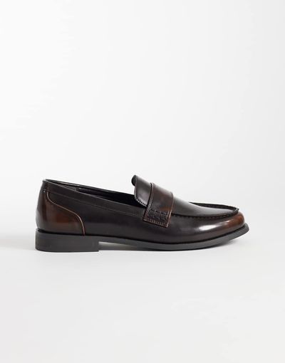 SEQWL SEQWL Hero loafers in burnished brown