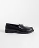SEQWL SEQWL Hero saddle trim loafers in black - 1