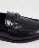 SEQWL SEQWL Hero saddle trim loafers in black - 2