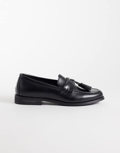 SEQWL SEQWL Hero tassel loafers in black