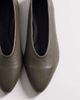 SEQWL SEQWL high vamp ballet flats in olive-Green - 2
