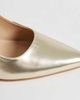 SEQWL SEQWL Hogan block heeled shoes in gold PU - 3