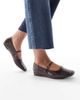 SEQWL SEQWL Iris ballet flats in croc brown - 1
