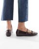 SEQWL SEQWL Iris ballet flats in croc brown - 3