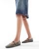 SEQWL SEQWL Iris high vamp ballet flats in olive-Green - 2