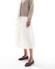 SEQWL SEQWL Iris tie detail ruched ballet flats in chocolate satin-Brown - 2