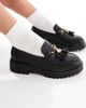 SEQWL SEQWL Jeep chunky tassel loafers in black - 3