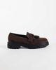 SEQWL SEQWL Jeep faux suede chunky tassel loafers in chocolate brown - 1