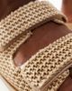 SEQWL SEQWL Kidman sandals with straps in raffia natural-Neutral - 2