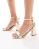 SEQWL SEQWL Leal heeled sandals in gold - 1